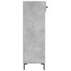 vidaXL Armoire &agrave; chaussures gris b&eacute;ton 60x35x105 cm bois d'ing&eacute;nierie
