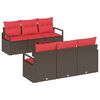 vidaXL Ensemble de canap&eacute; de jardin 7 pc 6-Nombre de places