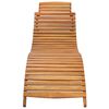 vidaXL Chaises longues lot de 2 Bois d'acacia solide