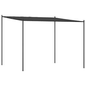 vidaXL Belv&eacute;d&egrave;re anthracite 3x3 m 180 g/m&sup2; tissu et acier