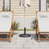 vidaXL Base de parasol pour m&acirc;ts &Oslash;32/35/38 mm 15 kg rond