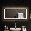 vidaXL Miroir de salle de bain &agrave; LED 100x50 cm