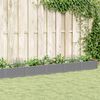 vidaXL Jardini&egrave;re avec piquets gris clair 362,5x42,5x28,5 cm PP