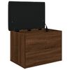 vidaXL Banc de rangement ch&ecirc;ne marron 62x42x45 cm bois d'ing&eacute;nierie