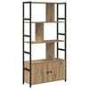 vidaXL &Eacute;tag&egrave;re 80 x 30 x 155,5 cm Bois d'ing&eacute;nierie Ch&ecirc;ne artisanal
