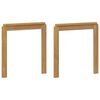 vidaXL Module d'accoudoirs 2 pcs Blanc 59 x 6 x 61 cm