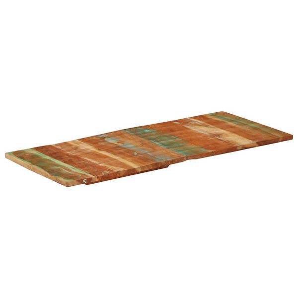 vidaXL Dessus de table rectangulaire 60x140 cm 25-27 mm Bois r&eacute;cup&eacute;r&eacute;