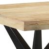 vidaXL Table à manger 120x60x76 cm Bois de manguier massif