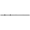 vidaXL Kit mini de porte d'armoire coulissante Acier au carbone 152 cm