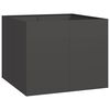 vidaXL Jardini&egrave;re noir 100x100x80 cm acier