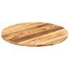 vidaXL Dessus de table &Oslash; 90x3,8 cm rond bois massif de manguier brut