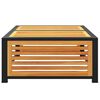 vidaXL Table de jardin 68x68x30 cm bois massif d'acacia