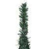 vidaXL Sapin de No&euml;l with LED String Lights Vert 150 x 150 cm PVC