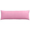 vidaXL Coussins de canapé 2 pcs Rose 120 x 40 cm tissu