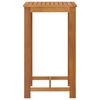 vidaXL Ensemble de bar de jardin 3 pcs Marron