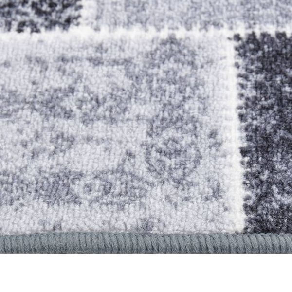 vidaXL Tapis de couloir Gris 80x200 cm