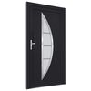 vidaXL Porte d'entr&eacute;e anthracite 98x200 cm PVC