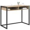 vidaXL Bureau avec stockage Sonoma 100 x 50 x 75 cm Bois d'ing&eacute;nierie