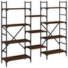 vidaXL Biblioth&egrave;que ch&ecirc;ne marron 160x28,5x136,5 cm bois d'ing&eacute;nierie