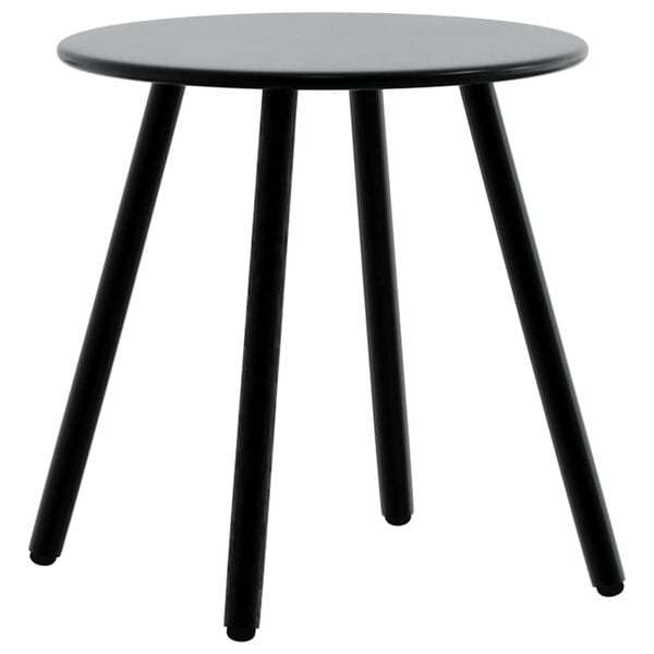 vidaXL Lot de 3 Chaise de jardin noir et blanc résine tressée