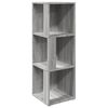 vidaXL Armoire d'angle Sonoma gris 33x33x100 cm Bois d'ing&eacute;nierie