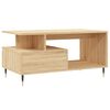 vidaXL Table basse Ch&ecirc;ne sonoma 90x49x45 cm Bois d'ing&eacute;nierie