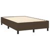 vidaXL Sommier &agrave; lattes de lit avec matelas Marron fonc&eacute; 120x200 cm