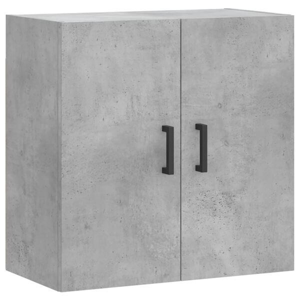 vidaXL Armoire murale gris béton 60x31x60 cm bois d'ingénierie