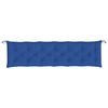 vidaXL Coussin de banc de jardin bleu royal 200x50x7 cm tissu oxford