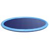 vidaXL Tapis de Splash pour Enfants et Chiens Bleu &Oslash;200 x 9 cm PVC