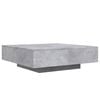 vidaXL Table basse gris b&eacute;ton 100x100x31 cm bois d'ing&eacute;nierie