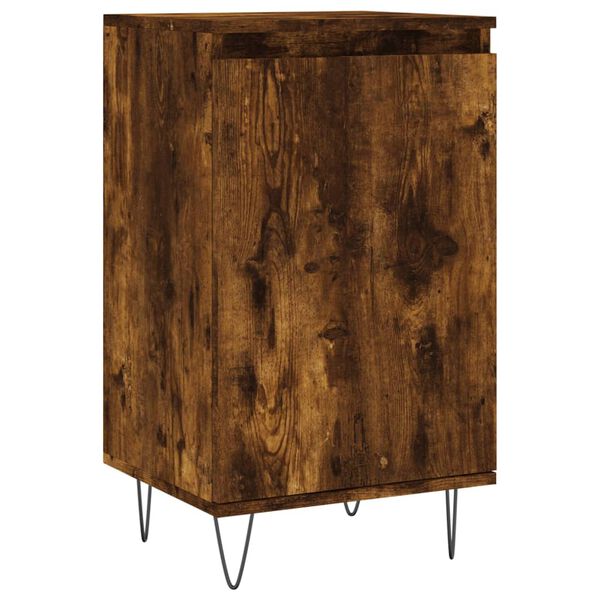 vidaXL Buffet ch&ecirc;ne fum&eacute; 40x35x70 cm bois d'ing&eacute;nierie