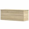 vidaXL Bo&icirc;te de rangement ch&ecirc;ne sonoma 90x35x35 cm bois d'ing&eacute;nierie
