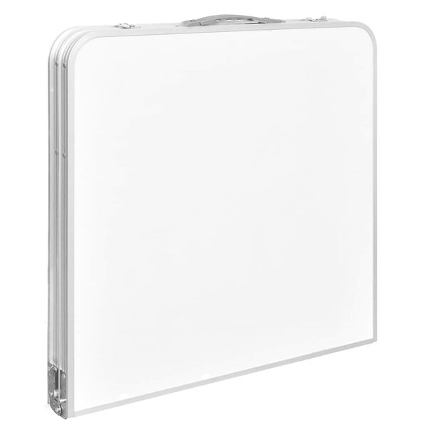 vidaXL Table pliable de camping Hauteur réglable Aluminium 120x60 cm