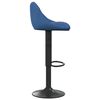 vidaXL Tabouret de bar Bleu Velours