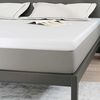 vidaXL Surmatelas Blanc 180 x 200 cm Tissu jacquard