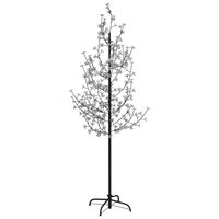 vidaXL Arbre à LED fleur de cerisier 220 LED Blanc chaud 220 cm