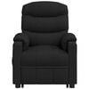 vidaXL Fauteuil de massage Noir Tissu