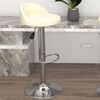 vidaXL Tabouret de bar Cr&egrave;me Similicuir