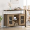 vidaXL Buffet Ch&ecirc;ne artisanal 100 x 35 x 80 cm Bois d'ing&eacute;nierie