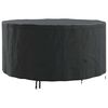 vidaXL Housse pour meubles 182 x 182 x 85 cm Tissu Oxford 600D Rond