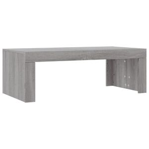 vidaXL Table basse sonoma gris 102x50x36 cm bois d'ing&eacute;nierie