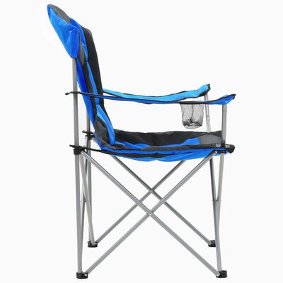 vidaXL Chaise pliante de camping 2 pcs 96 x 60 x 102 cm Bleu