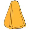 vidaXL Tente de douche escamotable Jaune