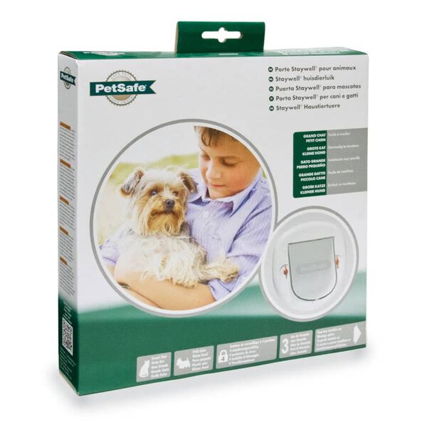 PetSafe Volet &agrave; 4 voies pour animaux de compagnie 280 Blanc