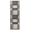 vidaXL Coureur de Tapis LESAKA Marron 80 x 300 cm Velours diamant
