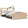 vidaXL Cadre de lit avec t&ecirc;te de lit sans matelas 120x200 cm