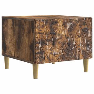 vidaXL Table basse Ch&ecirc;ne fum&eacute; 50 x 49 x 40 cm Bois d'ing&eacute;nierie