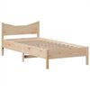 vidaXL Cadre de lit sans matelas 75x190 cm bois de pin massif