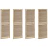 vidaXL Porte de Cabinet 4 pi&egrave;ces Naturel 49,5 x 2,1 x 140,5 cm
